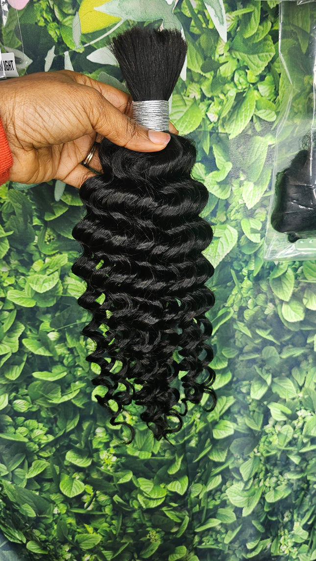 boho curl 100% human hair 18 inches 100 grame