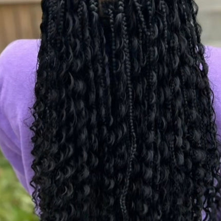 boho curl 100% human hair 18 inches 100 grame