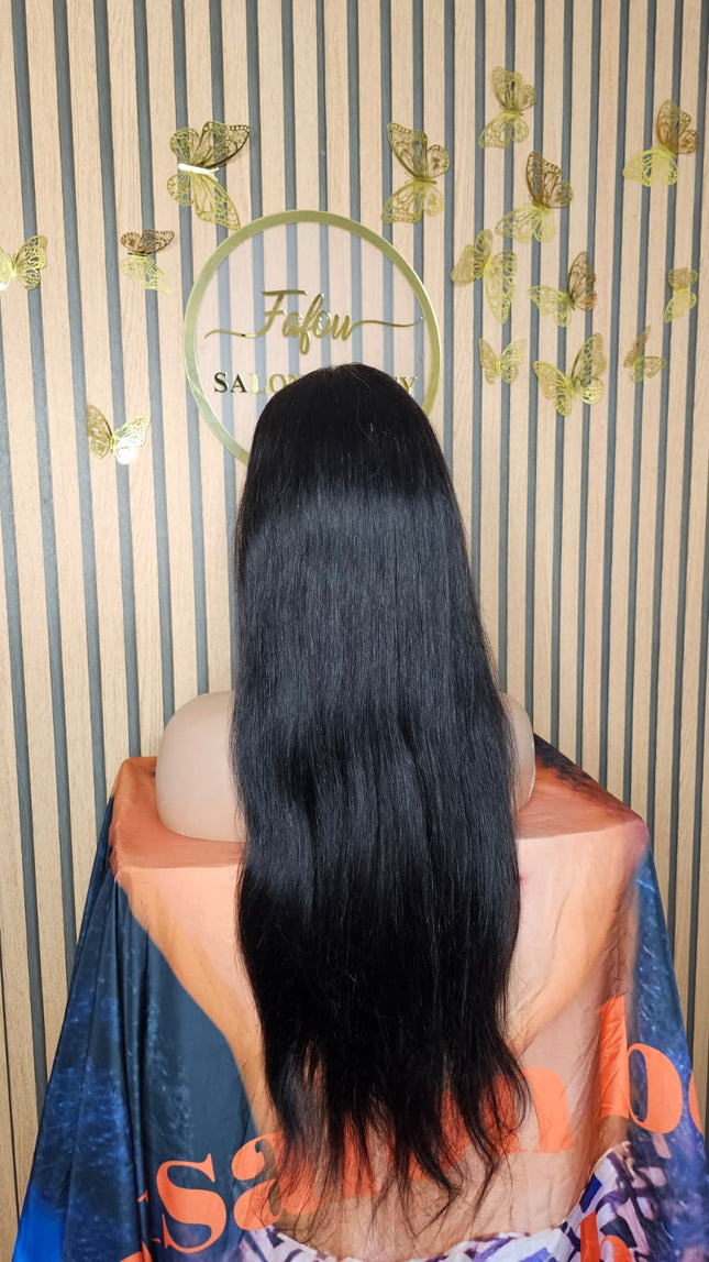 Full frontal lace wig straith 13*4 .220densite.26inches
