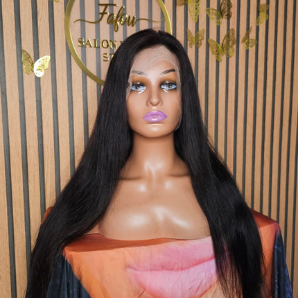 Full frontal lace wig straith 13*4 .220densite.26inches