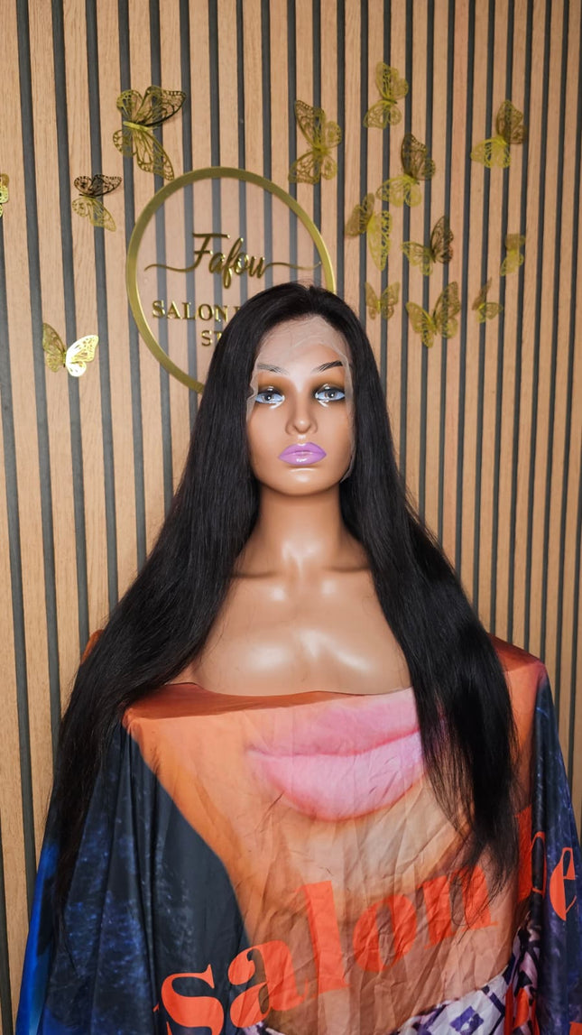 Full frontal lace wig straith 13*4 .220densite.26inches